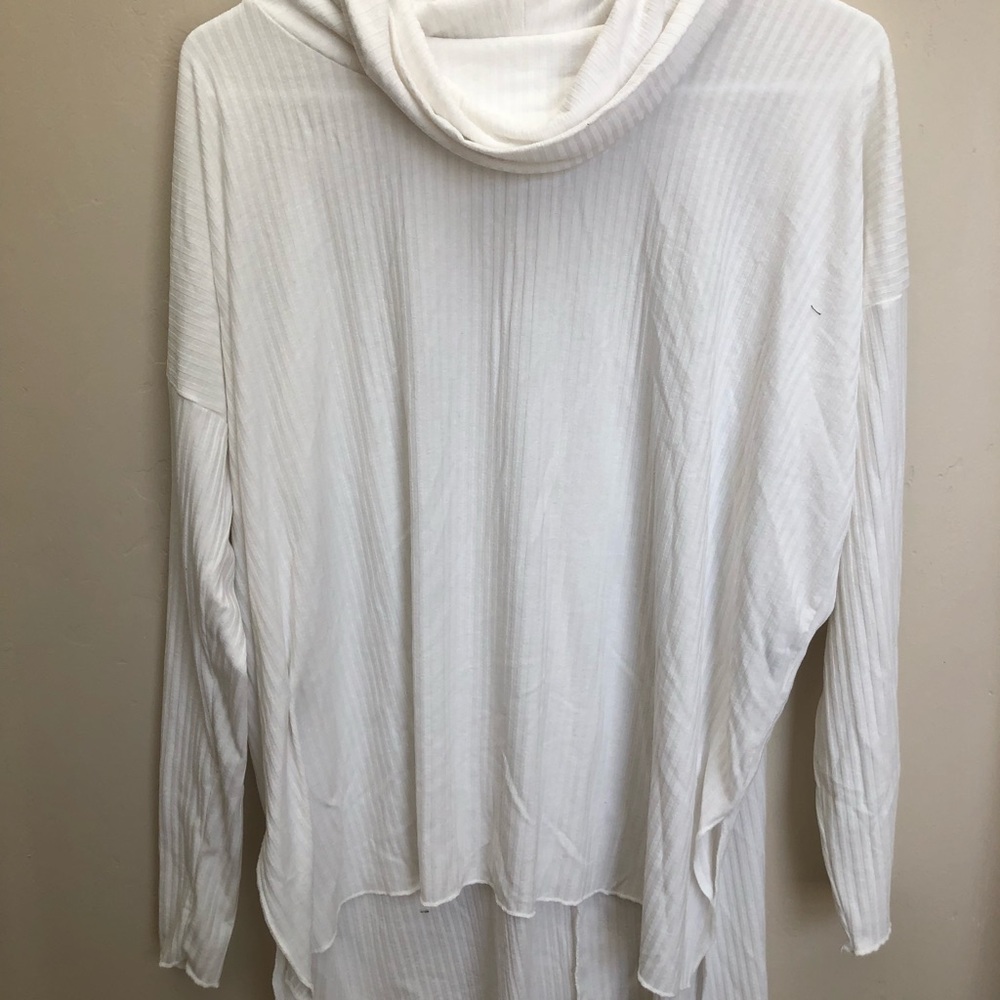 White turtle neck